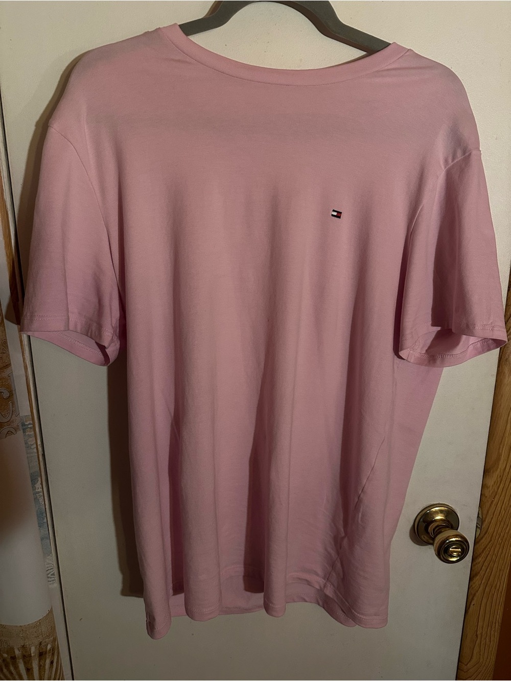 Tommy Hilfiger Light Pink Short Sleeve Logo Tee